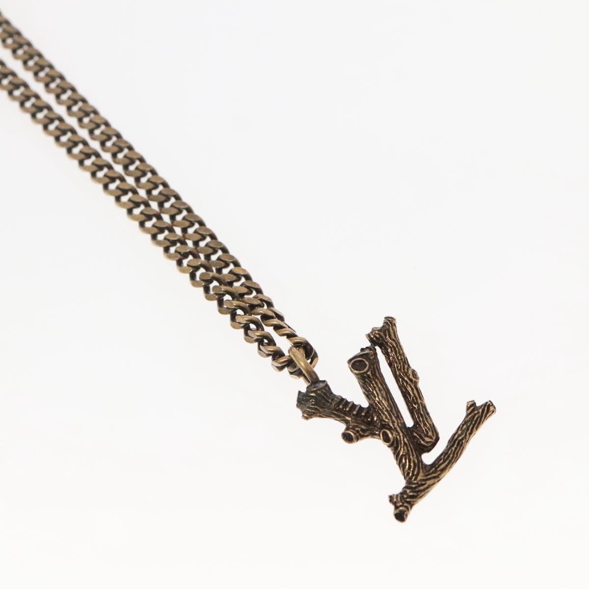 Louis Vuitton Louis Vuitton LV Wood Pendant Necklace Metal Size ONE SIZE - 2 Thumbnail