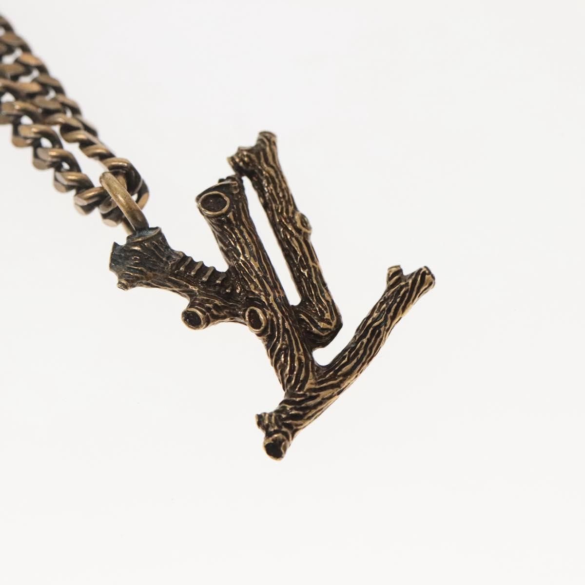Louis Vuitton Louis Vuitton LV Wood Pendant Necklace Metal Size ONE SIZE - 3 Thumbnail
