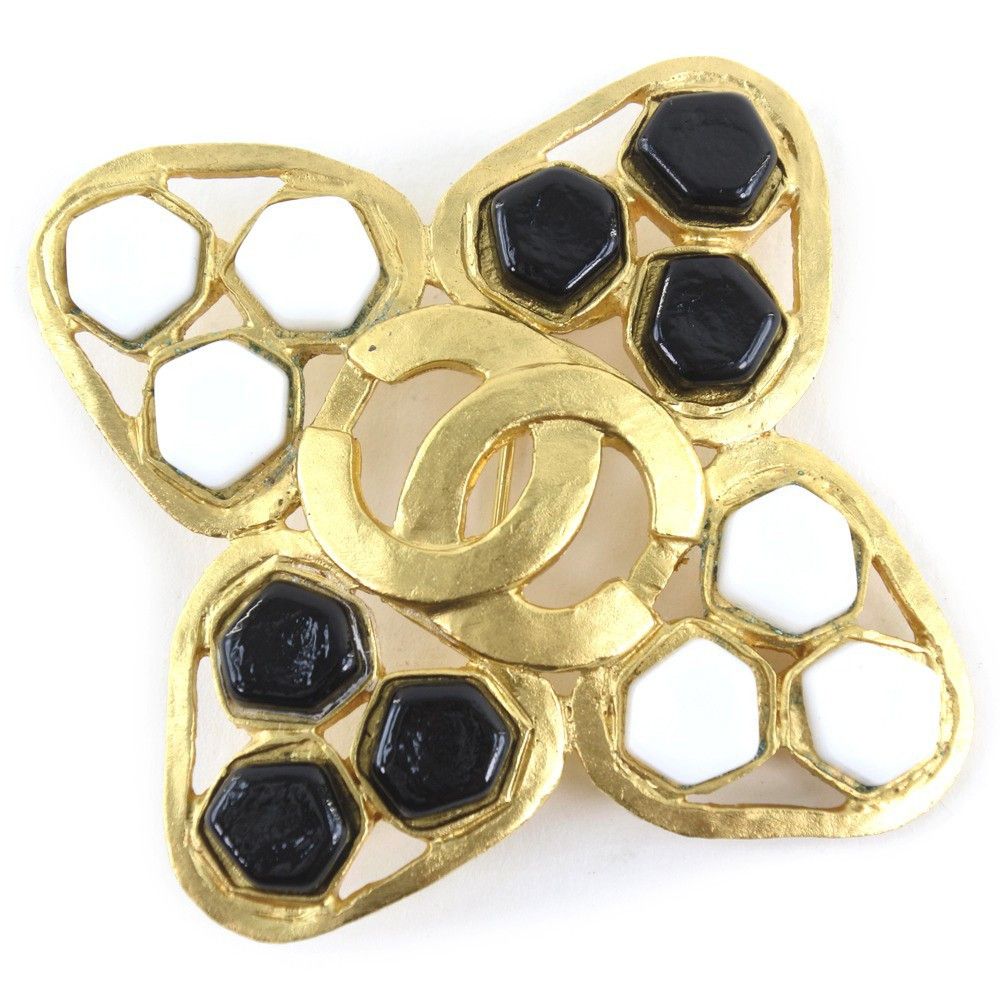 Chanel Chanel Vintage CC Brooch Metal Size ONE SIZE - 2 Thumbnail