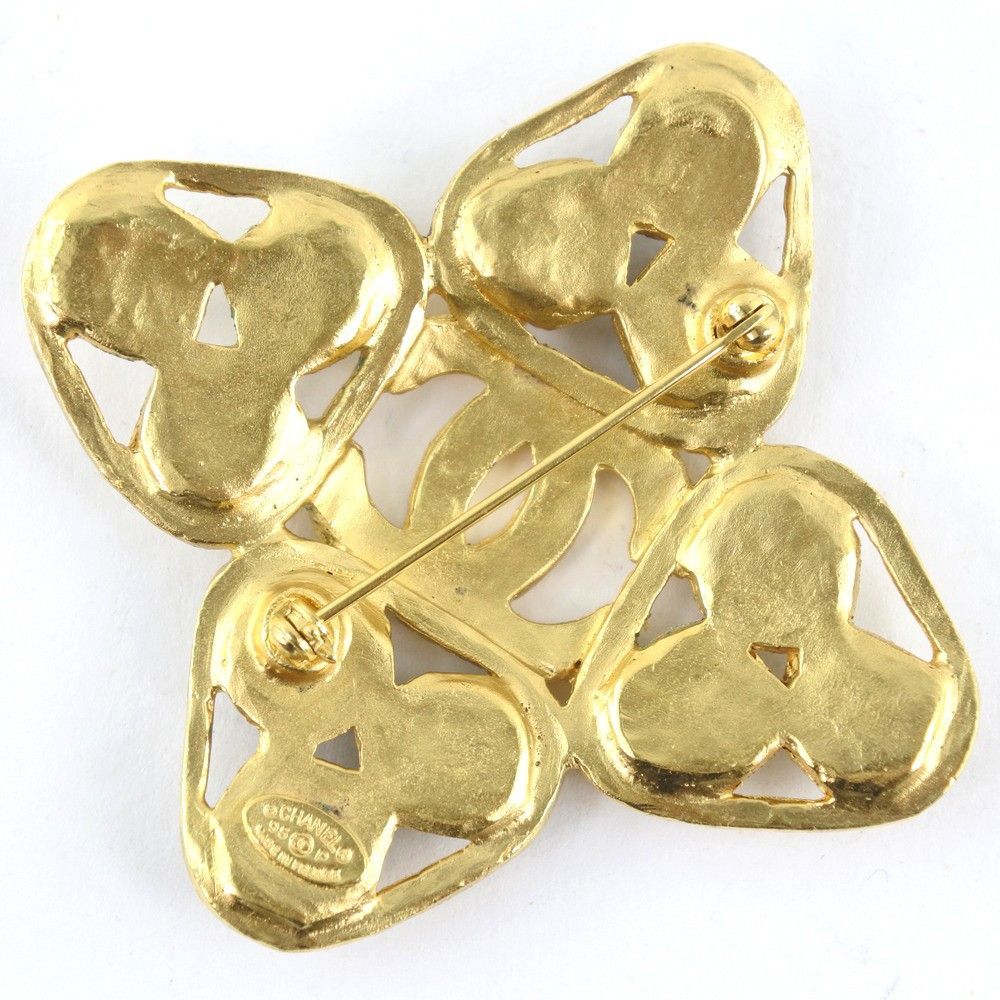 Chanel Chanel Vintage CC Brooch Metal Size ONE SIZE - 3 Thumbnail