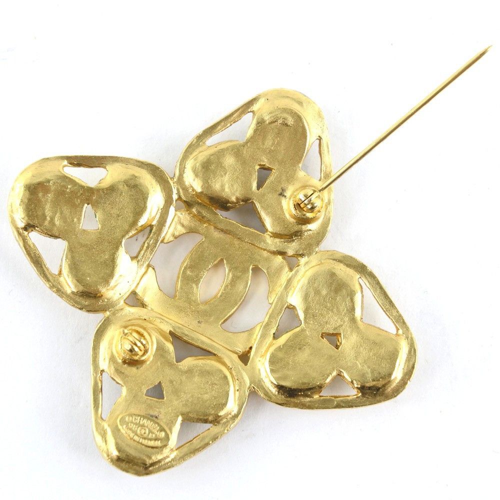Chanel Chanel Vintage CC Brooch Metal Size ONE SIZE - 4 Thumbnail