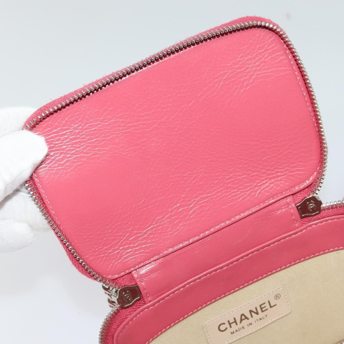 Chanel Chanel Take Away Vanity Case Rattan and Calfskin Size ONE SIZE - 18 Thumbnail