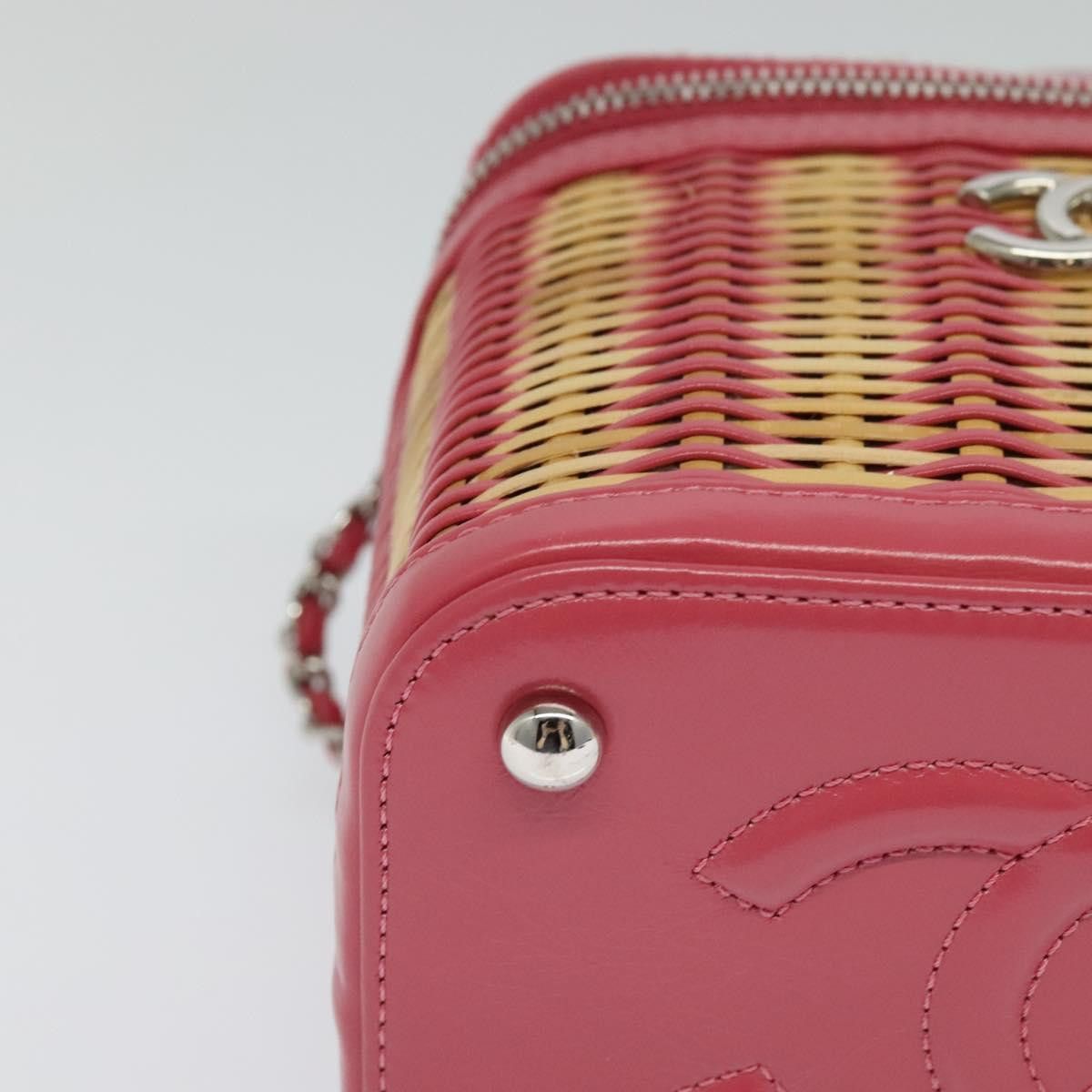 Chanel Chanel Take Away Vanity Case Rattan and Calfskin Size ONE SIZE - 9 Thumbnail