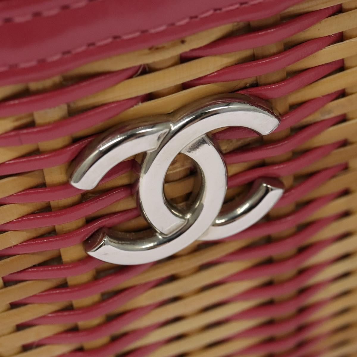 Chanel Chanel Take Away Vanity Case Rattan and Calfskin Size ONE SIZE - 13 Thumbnail