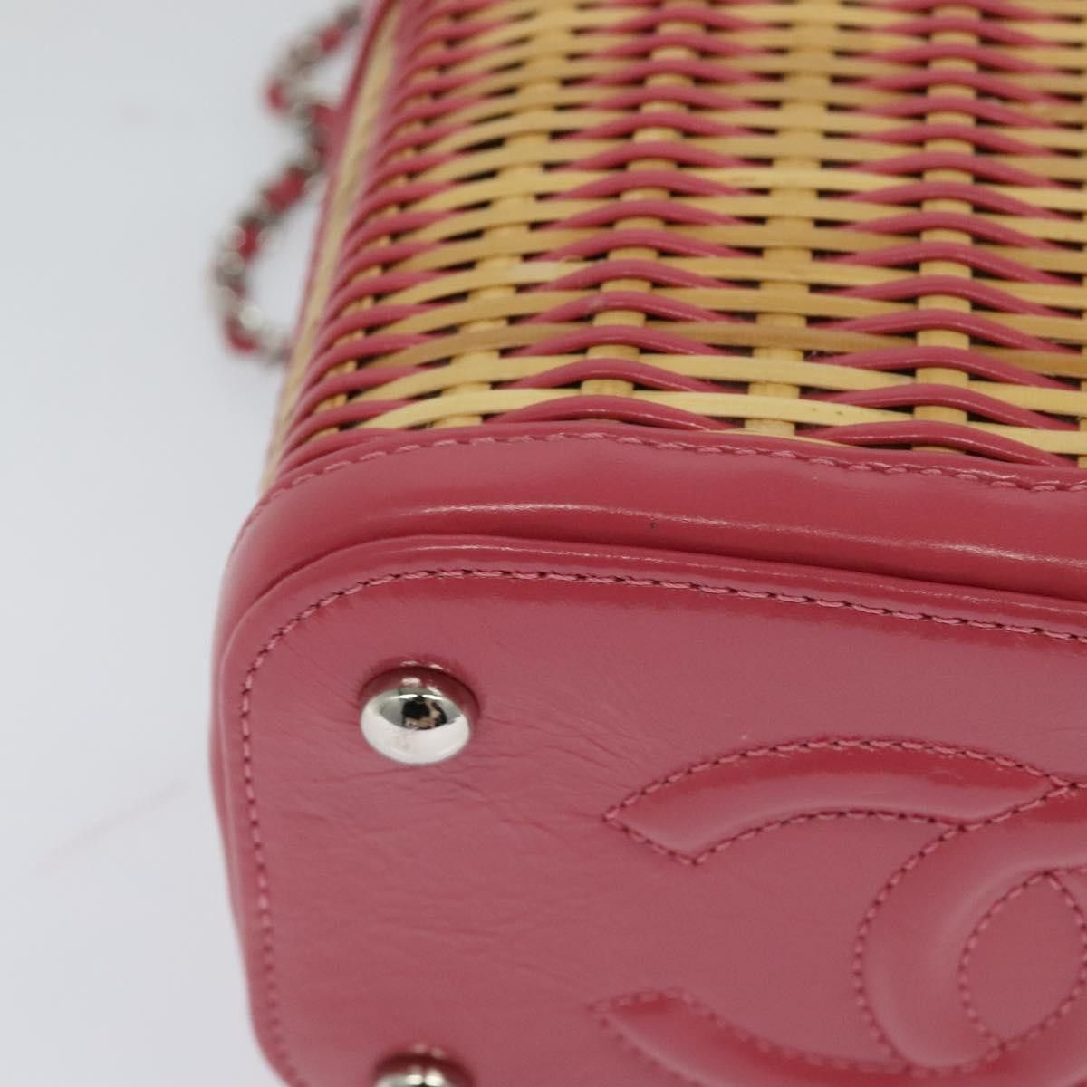 Chanel Chanel Take Away Vanity Case Rattan and Calfskin Size ONE SIZE - 11 Thumbnail
