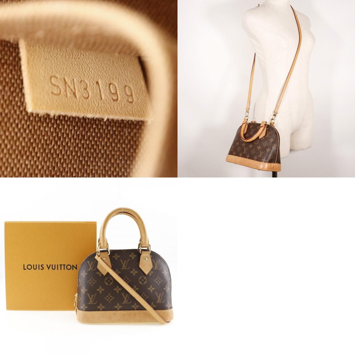 Louis Vuitton Louis Vuitton Alma Handbag Monogram Canvas Size ONE SIZE - 6 Thumbnail