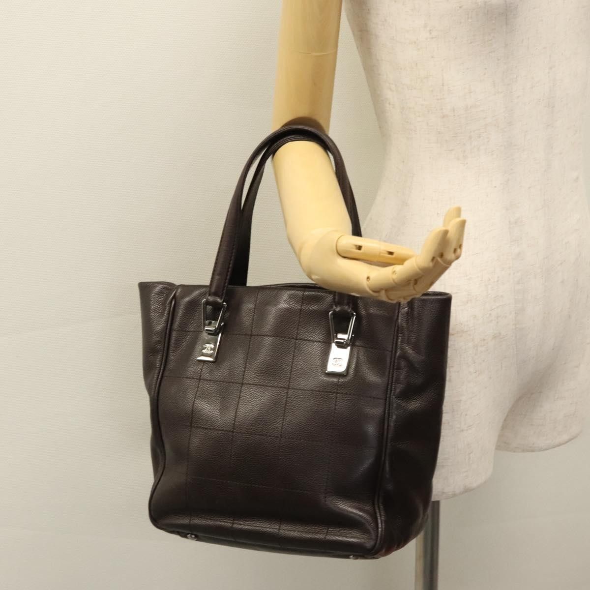 Chanel Chanel Chocolate Bar Coco Mark handbag Caviar skin Size ONE SIZE - 14 Thumbnail