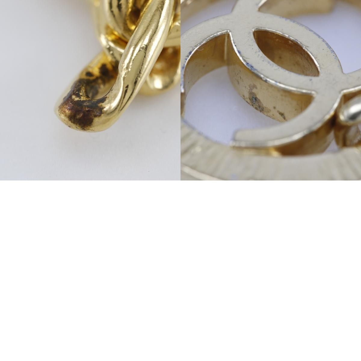 Chanel Chanel Vintage CC Chain Belt Metal and Leather Size ONE SIZE - 8 Thumbnail