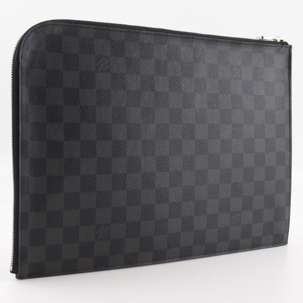 Louis Vuitton Louis Vuitton Zip Around Pochette Jour Damier Graphite Size ONE SIZE - 3 Thumbnail
