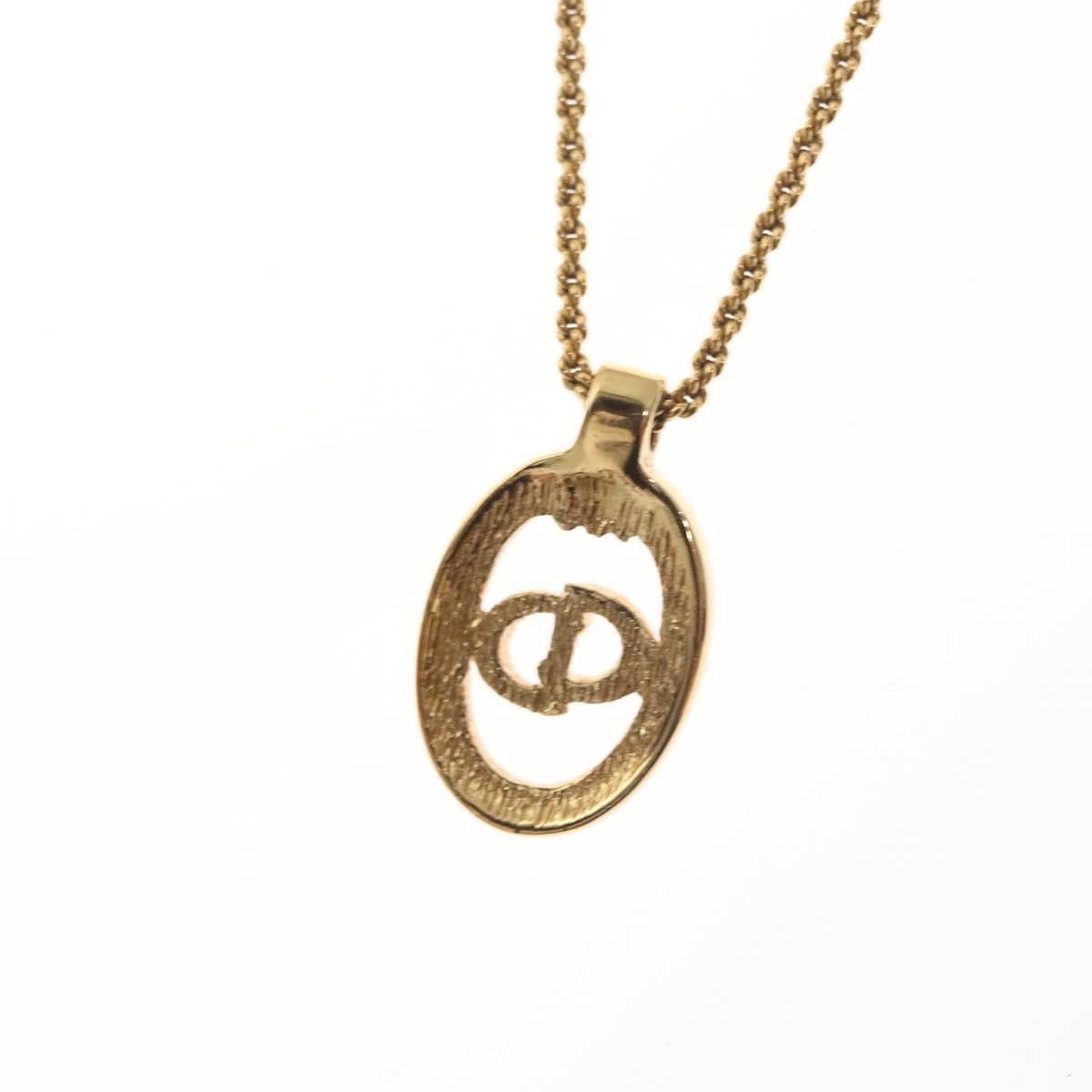 Dior Christian Dior CD Pendant Necklace Gold-plated Size ONE SIZE - 4 Thumbnail