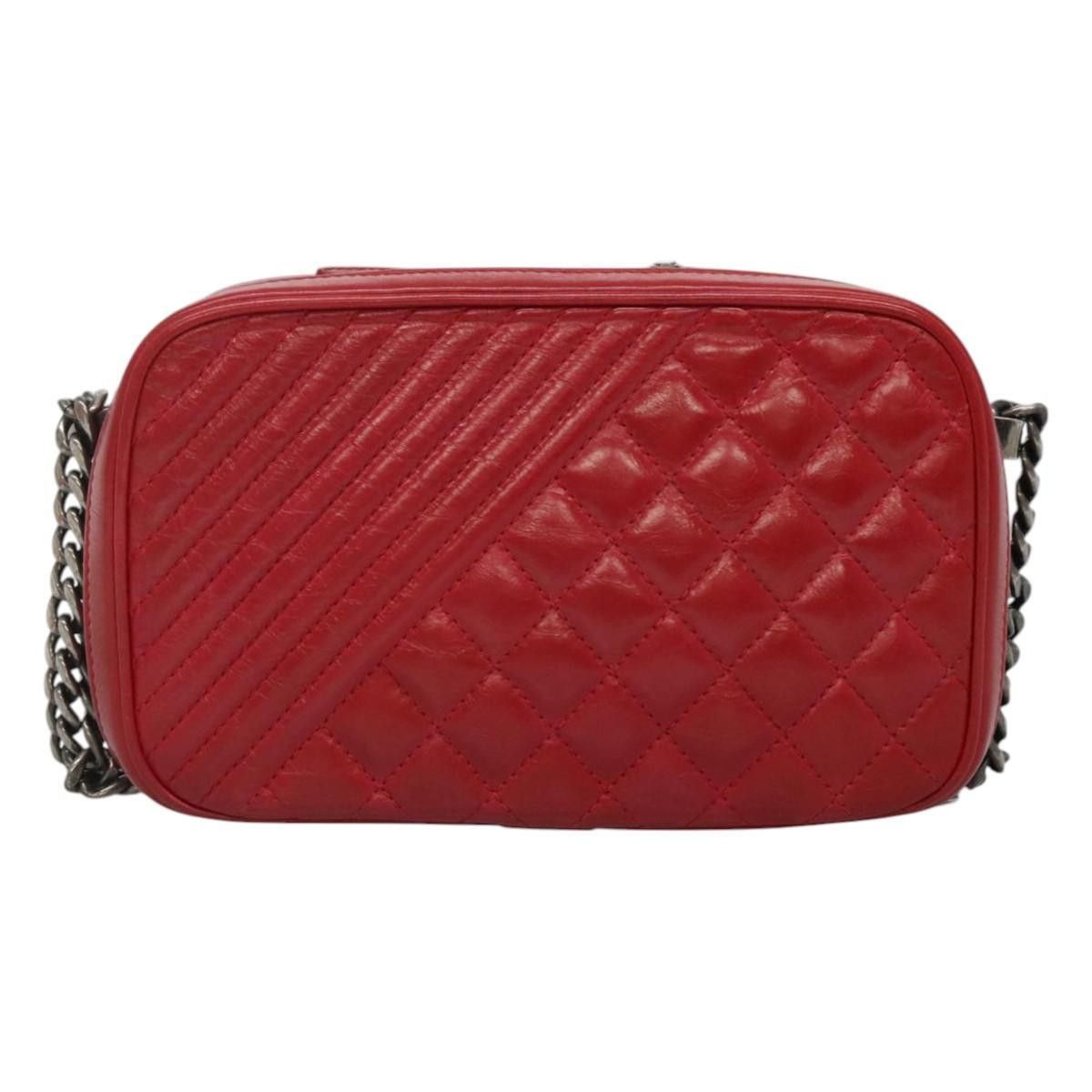 Chanel Chanel Coco Boy Camera Bag Quilted Leather Size ONE SIZE - 2 Thumbnail