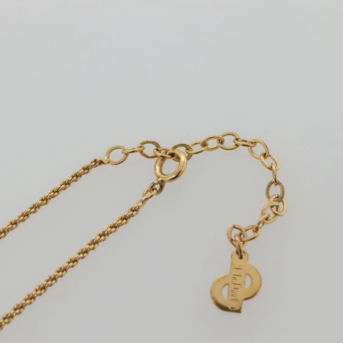 Dior Christian Dior Vintage Logo Round Pendant Necklace Metal Size ONE SIZE - 11 Thumbnail