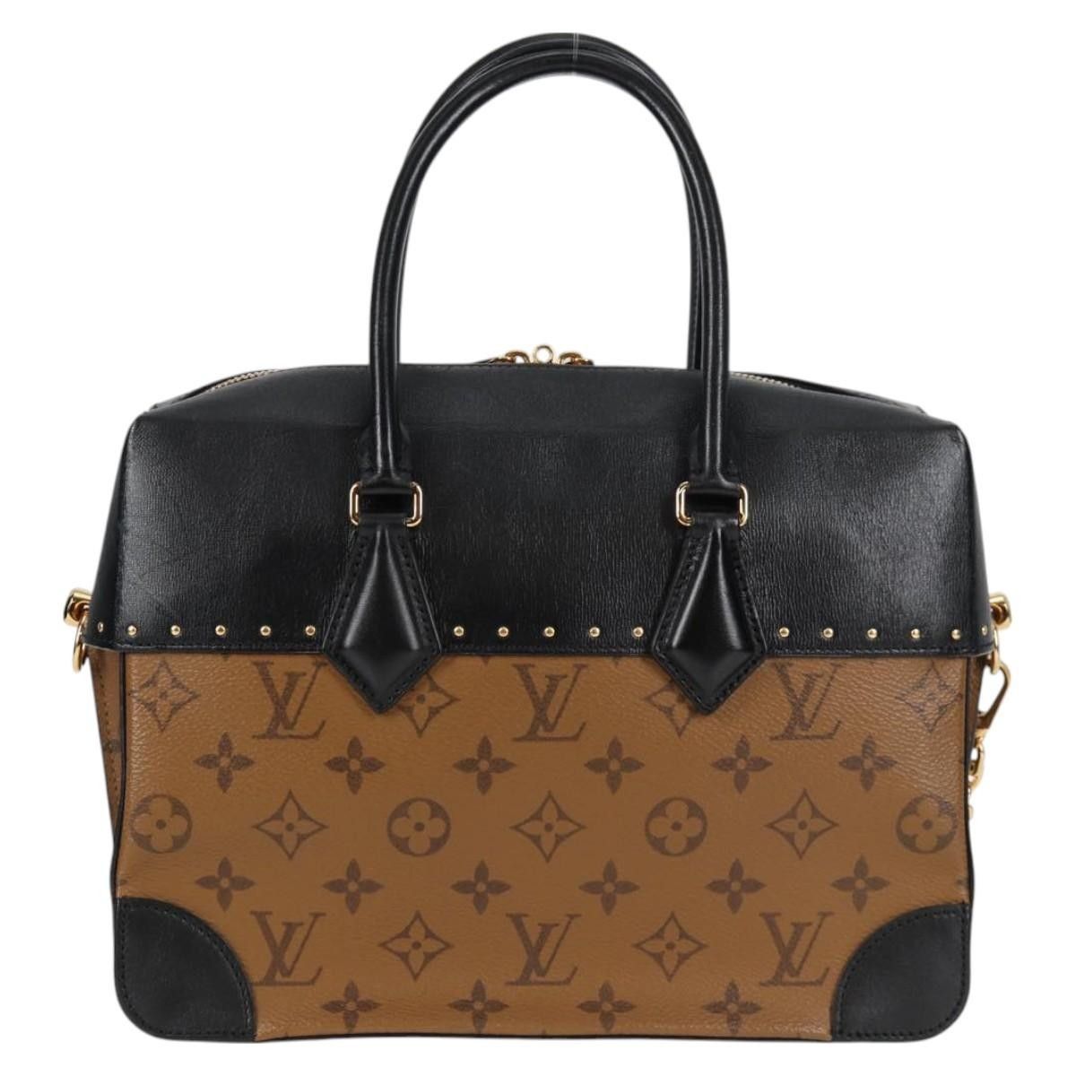 Louis Vuitton Louis Vuitton City Malle Handbag Reverse Monogram Canvas and Leather Size ONE SIZE - 2 Thumbnail