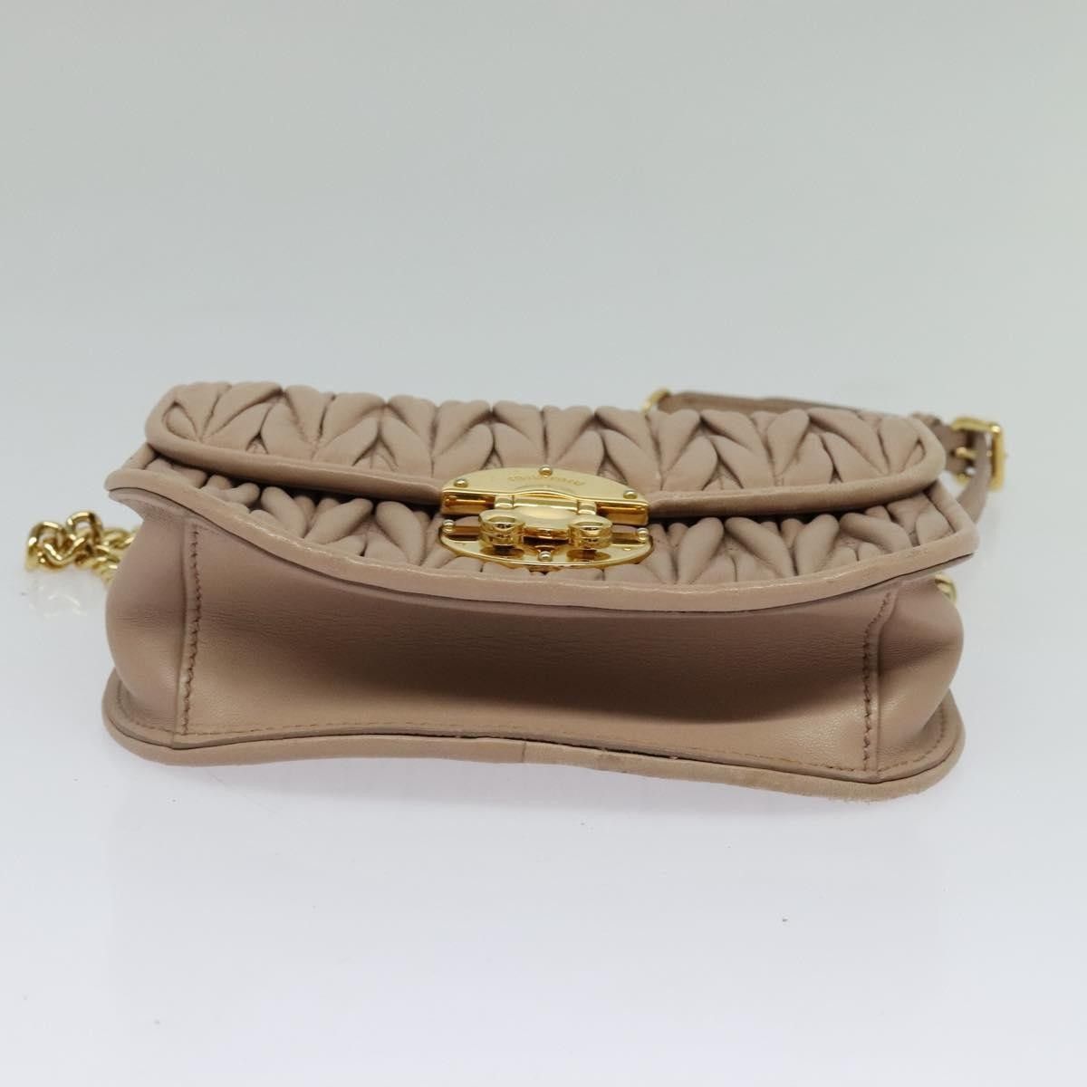 Miu Miu Miu Miu Chain Flap Crossbody Bag Matelasse Leather Size ONE SIZE - 8 Thumbnail