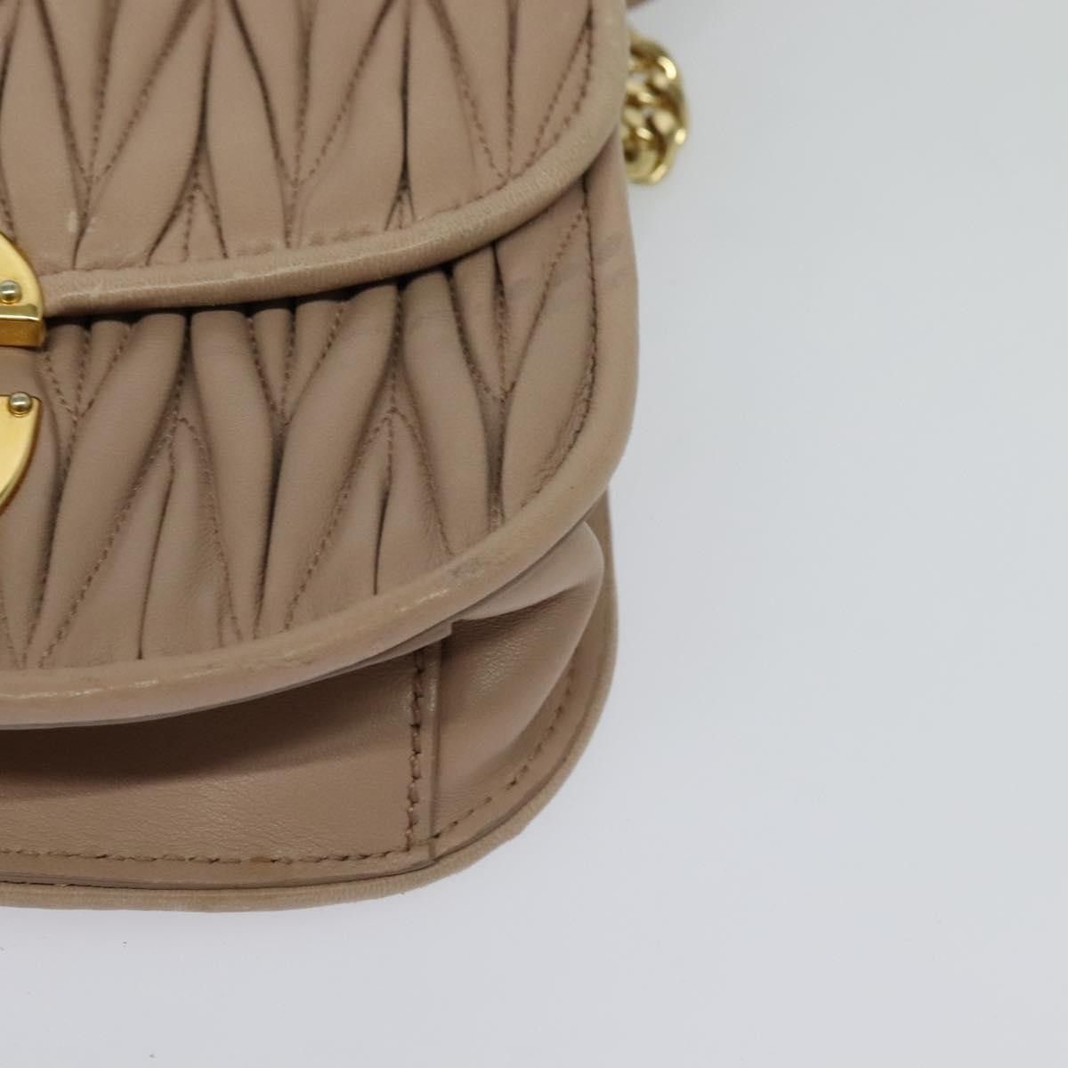 Miu Miu Miu Miu Chain Flap Crossbody Bag Matelasse Leather Size ONE SIZE - 10 Thumbnail