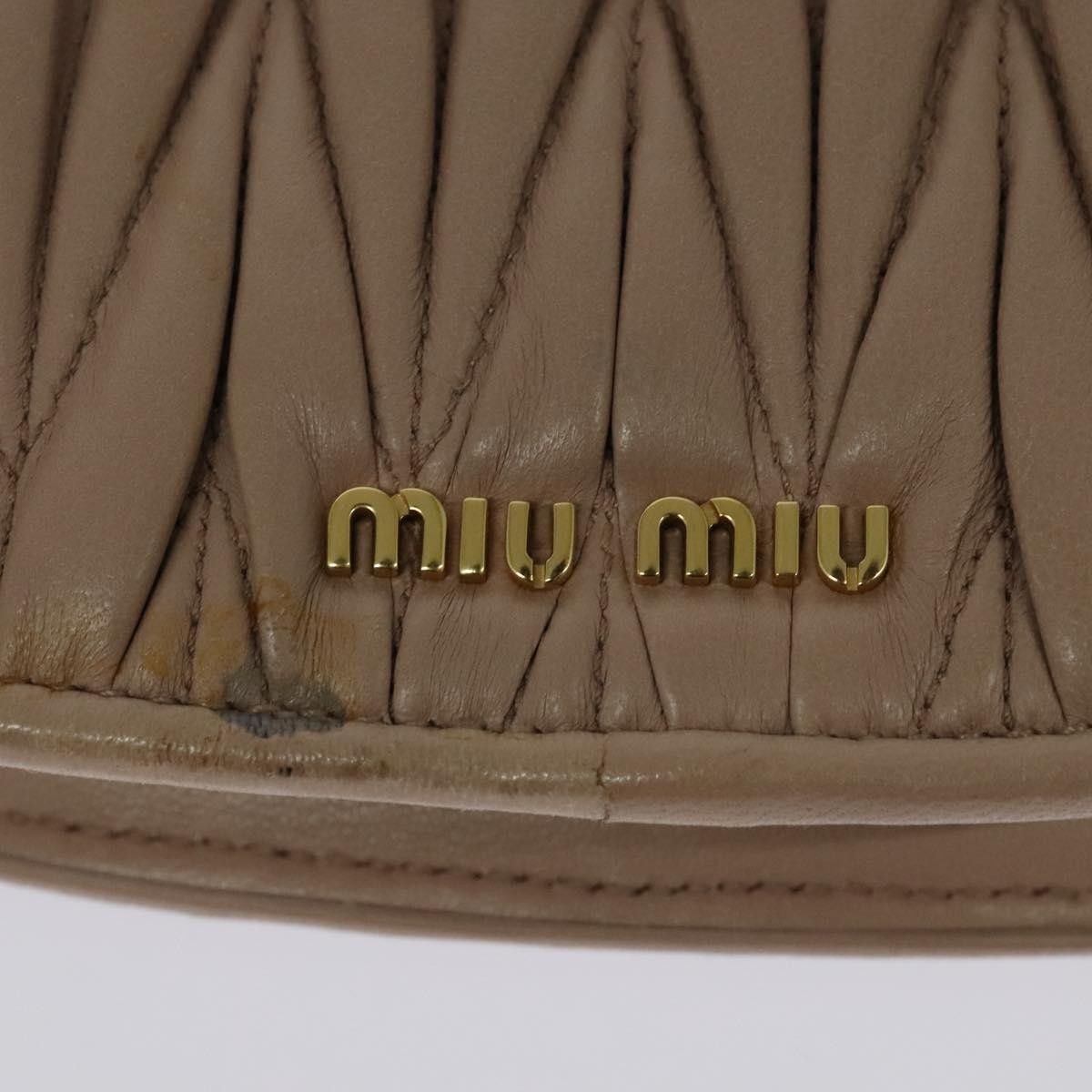 Miu Miu Miu Miu Chain Flap Crossbody Bag Matelasse Leather Size ONE SIZE - 15 Thumbnail