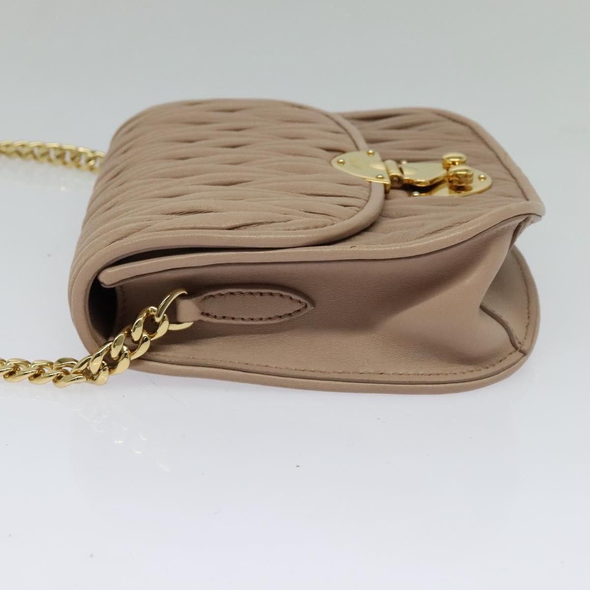 Miu Miu Miu Miu Chain Flap Crossbody Bag Matelasse Leather Size ONE SIZE - 3 Thumbnail