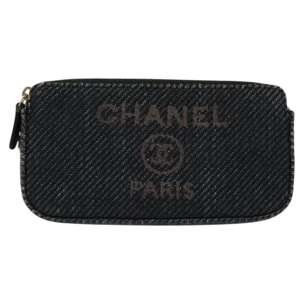 Chanel Chanel Deauville Chain wallet Raffia Size ONE SIZE - 18 Thumbnail