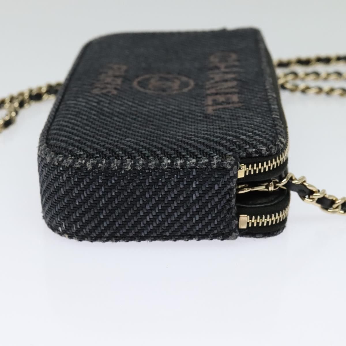 Chanel Chanel Deauville Chain wallet Raffia Size ONE SIZE - 4 Thumbnail