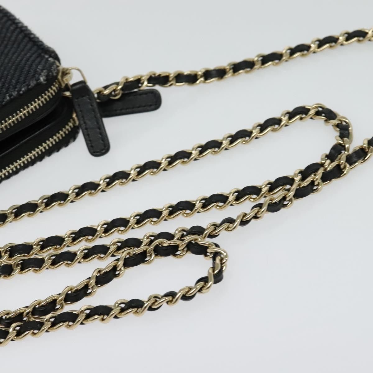 Chanel Chanel Deauville Chain wallet Raffia Size ONE SIZE - 17 Thumbnail