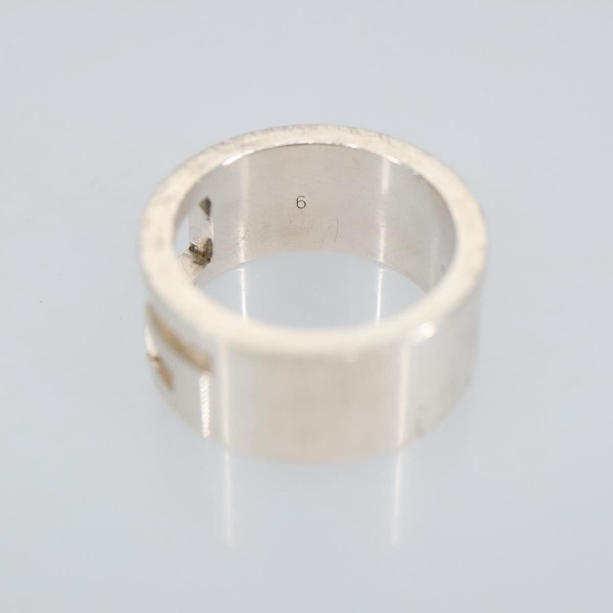 Gucci Gucci G Band Ring Silver 925 Size ONE SIZE - 6 Thumbnail