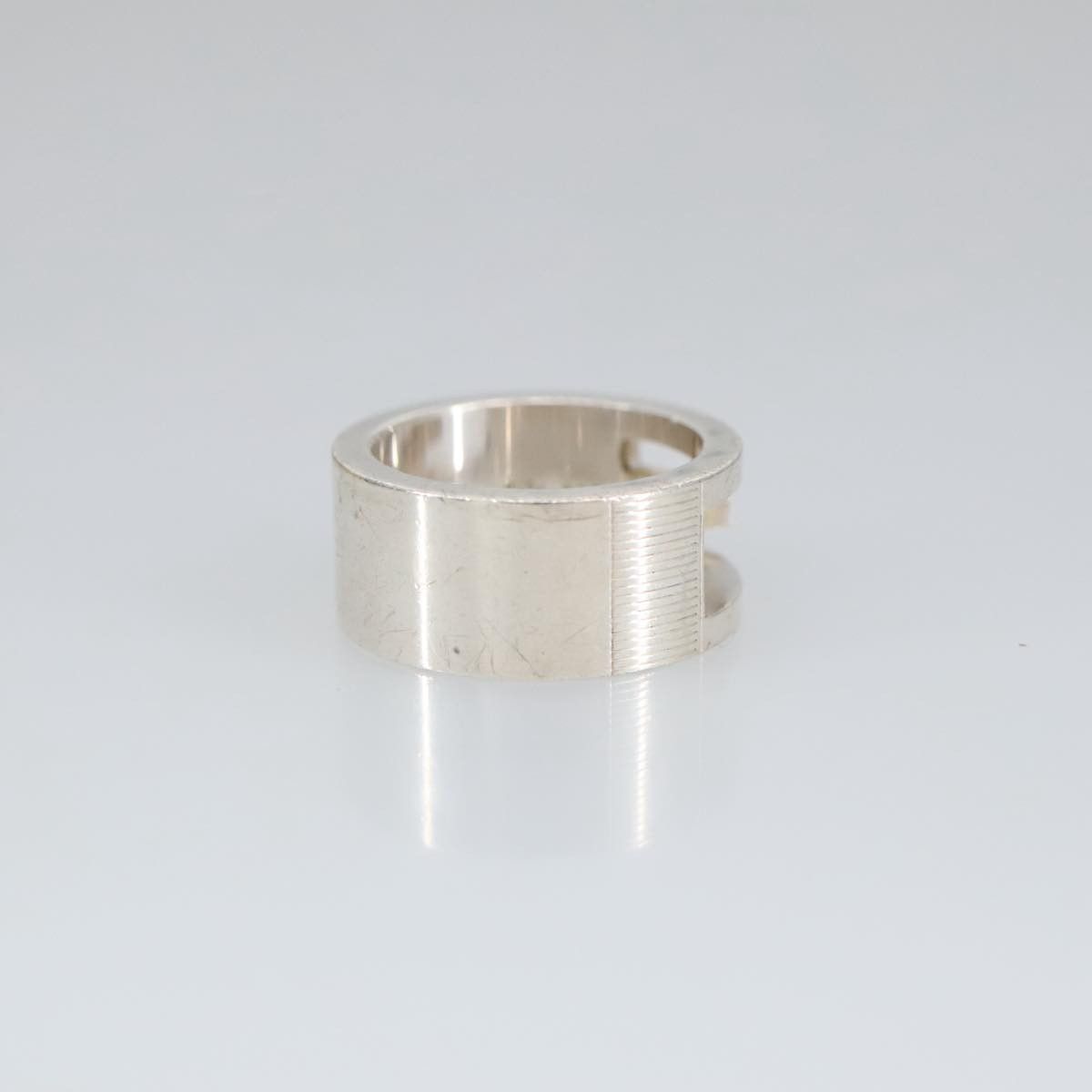 Gucci Gucci G Band Ring Silver 925 Size ONE SIZE - 4 Thumbnail