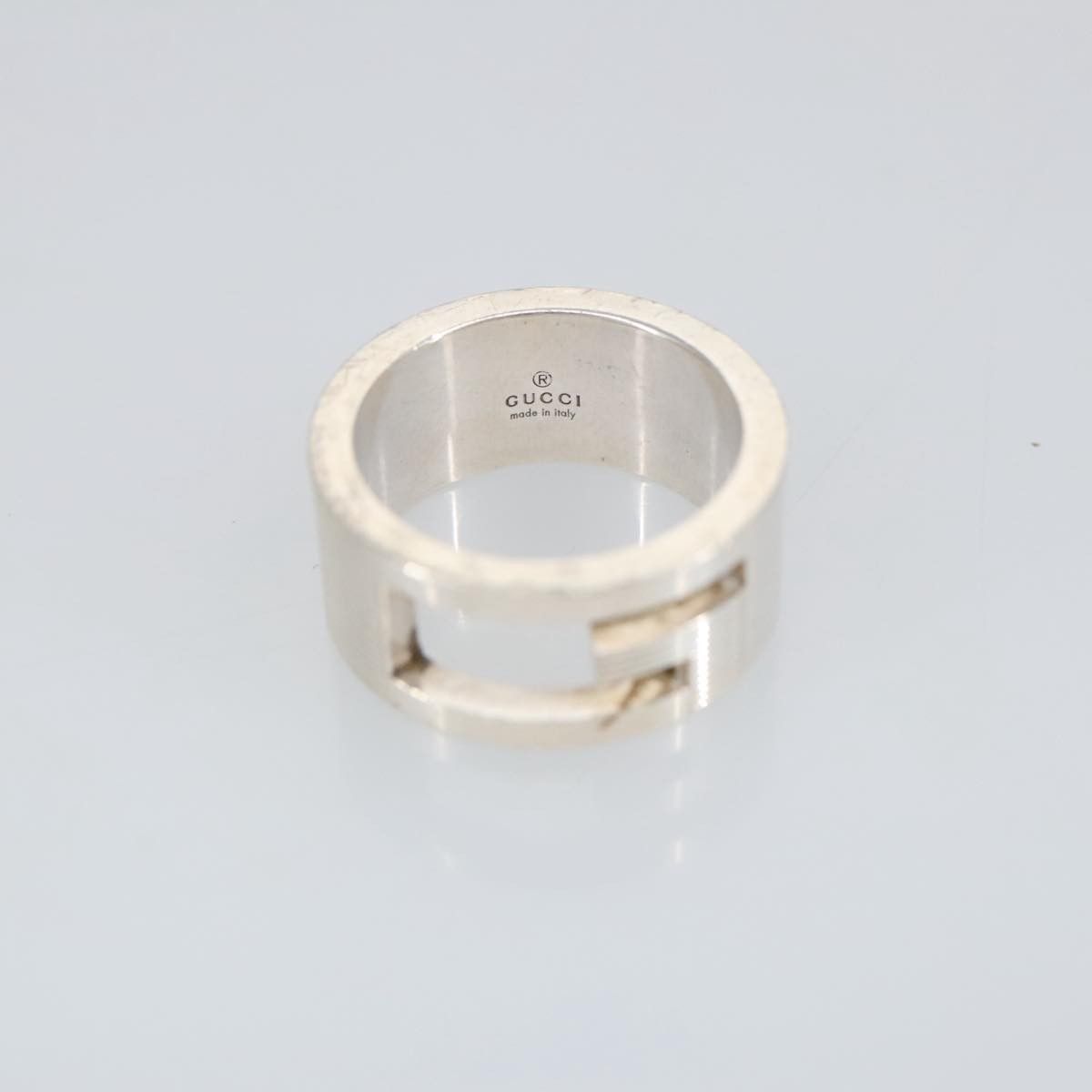 Gucci Gucci G Band Ring Silver 925 Size ONE SIZE - 7 Thumbnail