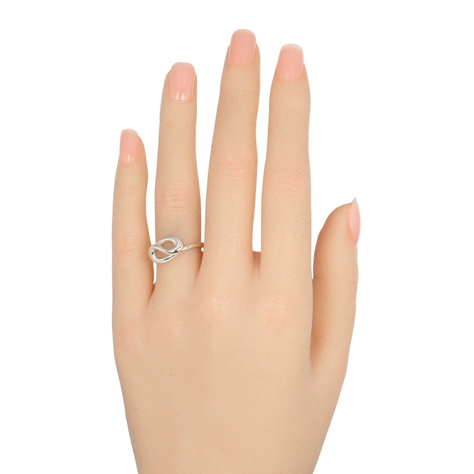 Tiffany & Co. Tiffany & Co. Elsa Peretti Open wave ring Silver 925 Size ONE SIZE - 9 Thumbnail