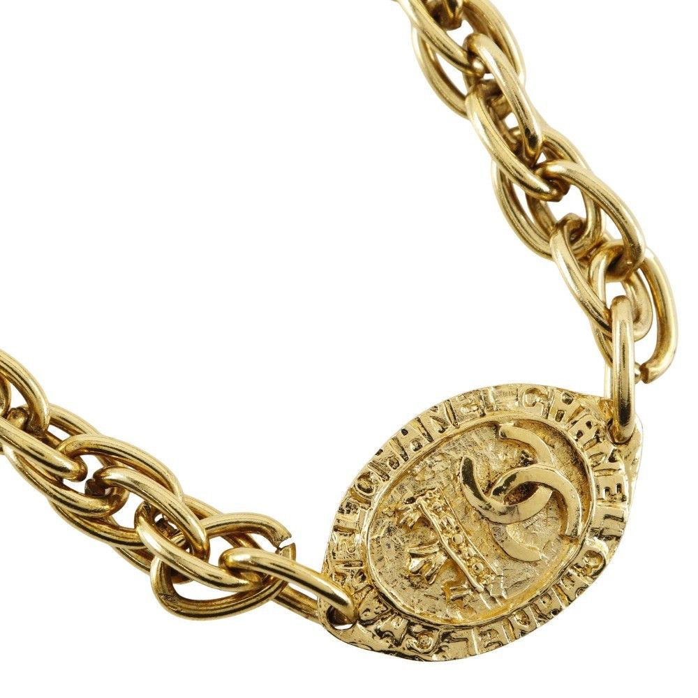 Chanel Coco Long Necklace Gold-plated