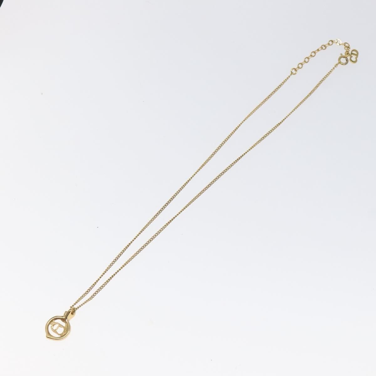 Dior Christian Dior CD Pendant Necklace Gold-plated Size ONE SIZE - 2 Thumbnail
