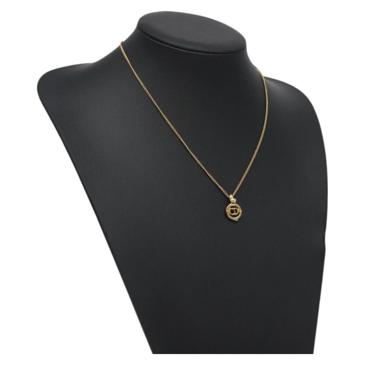 Dior Christian Dior CD Pendant Necklace Gold-plated Size ONE SIZE - 9 Thumbnail