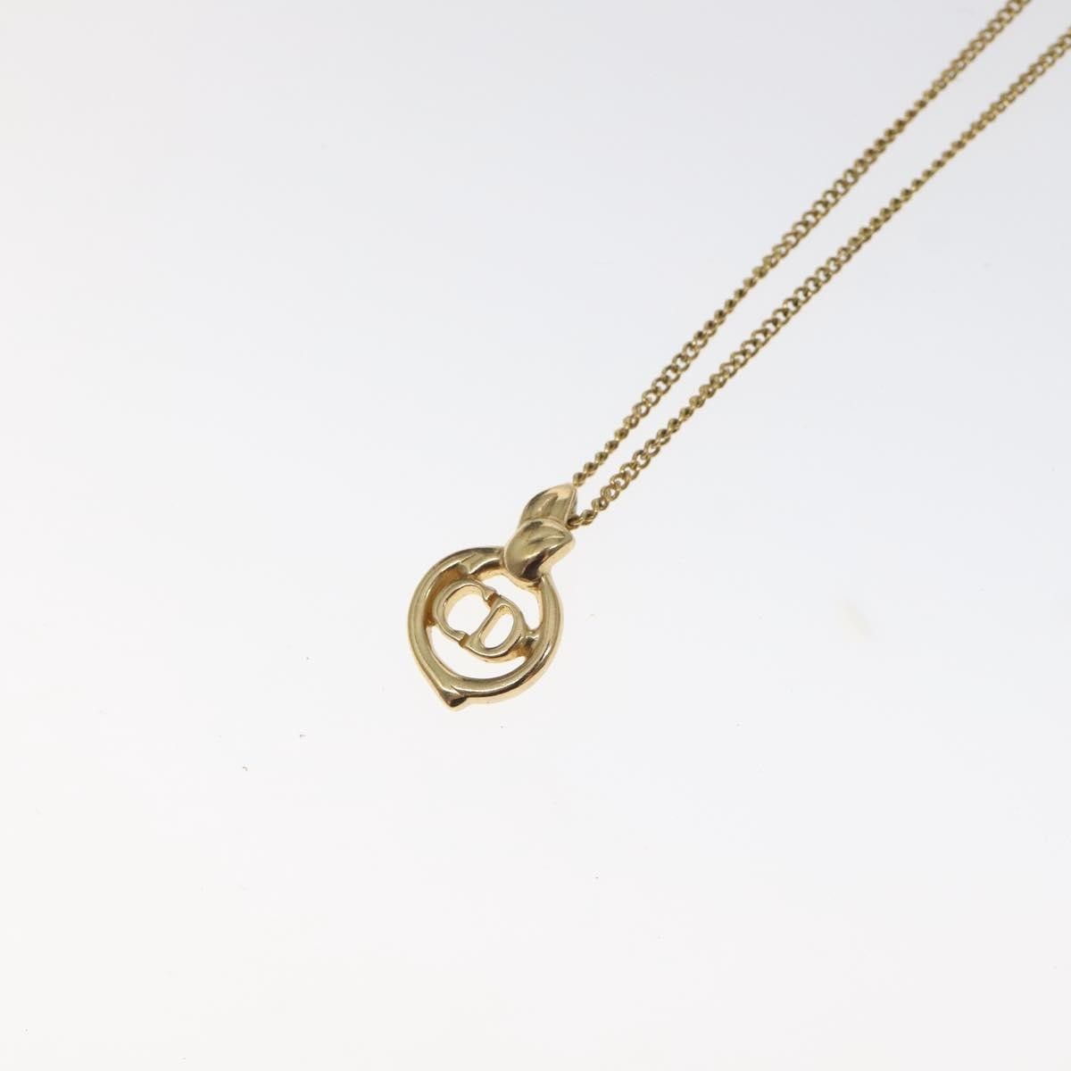 Dior Christian Dior CD Pendant Necklace Gold-plated Size ONE SIZE - 3 Thumbnail