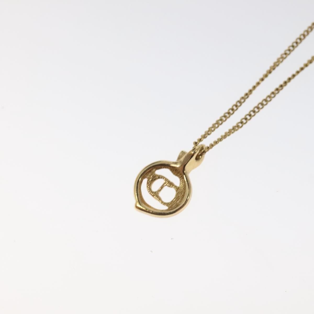 Dior Christian Dior CD Pendant Necklace Gold-plated Size ONE SIZE - 4 Thumbnail