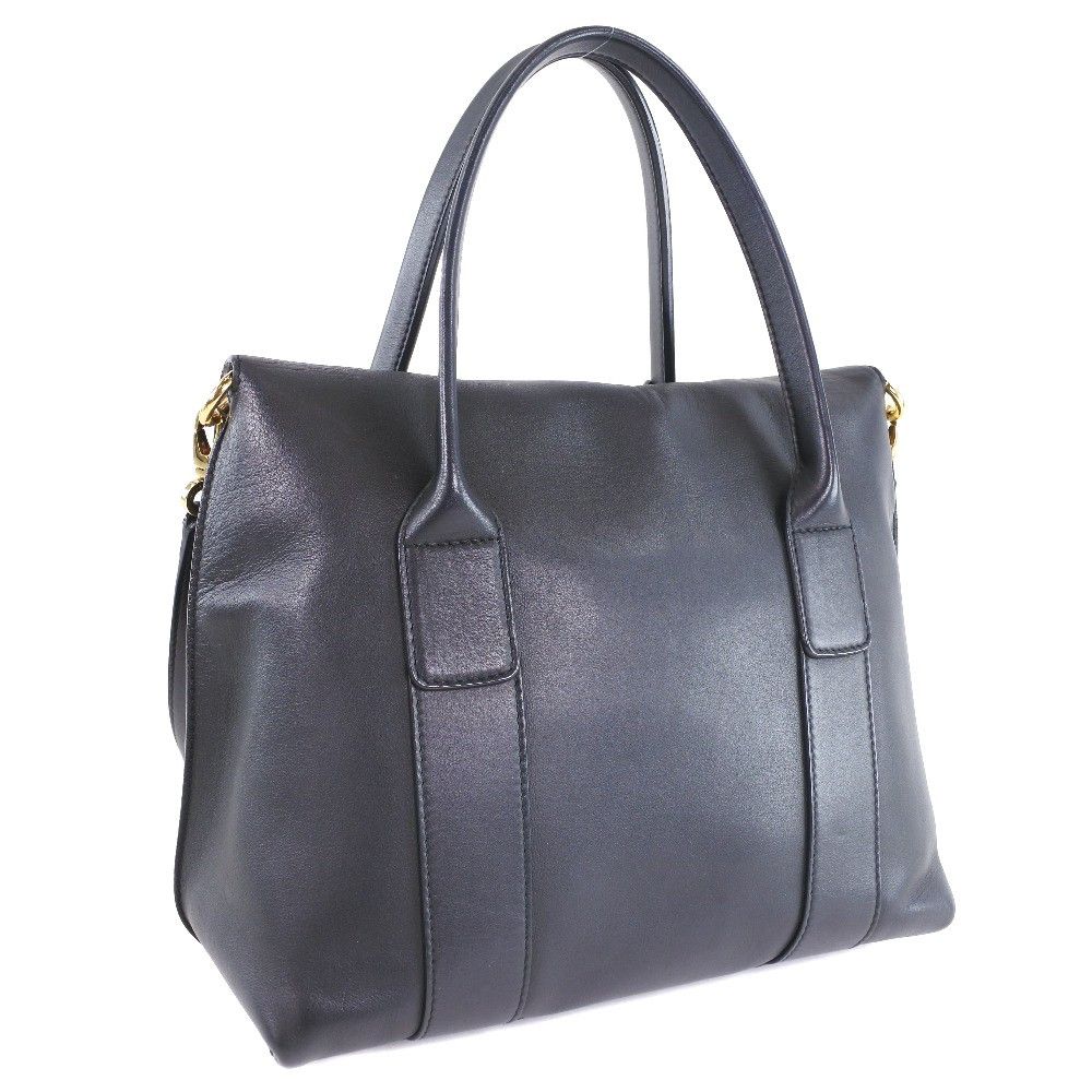 Salvatore Ferragamo Salvatore Ferragamo Gancini Lock Flap Tote Leather Size ONE SIZE - 2 Thumbnail