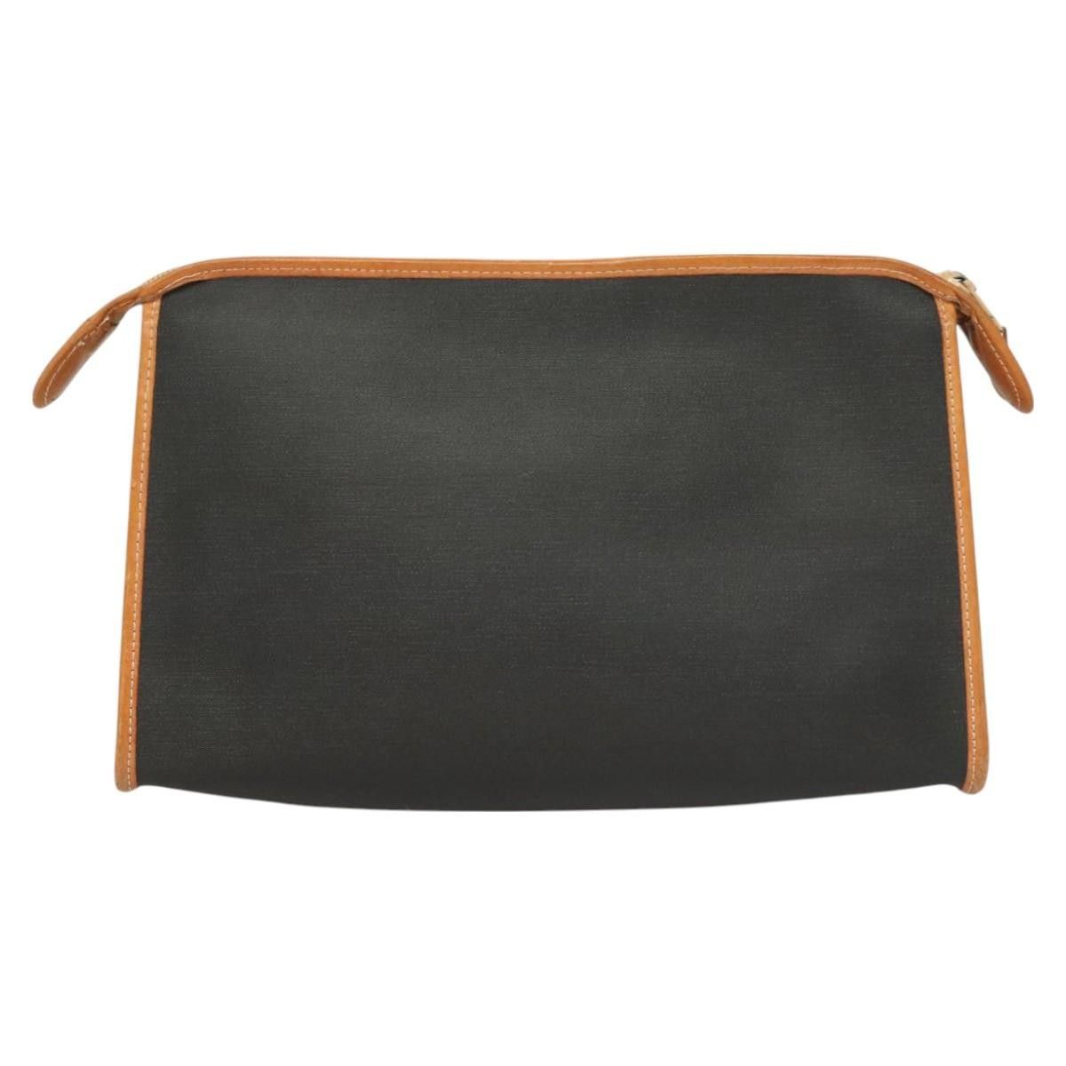 Dior Christian Dior Vintage Zip Pochette Canvas and leather Size ONE SIZE - 2 Thumbnail