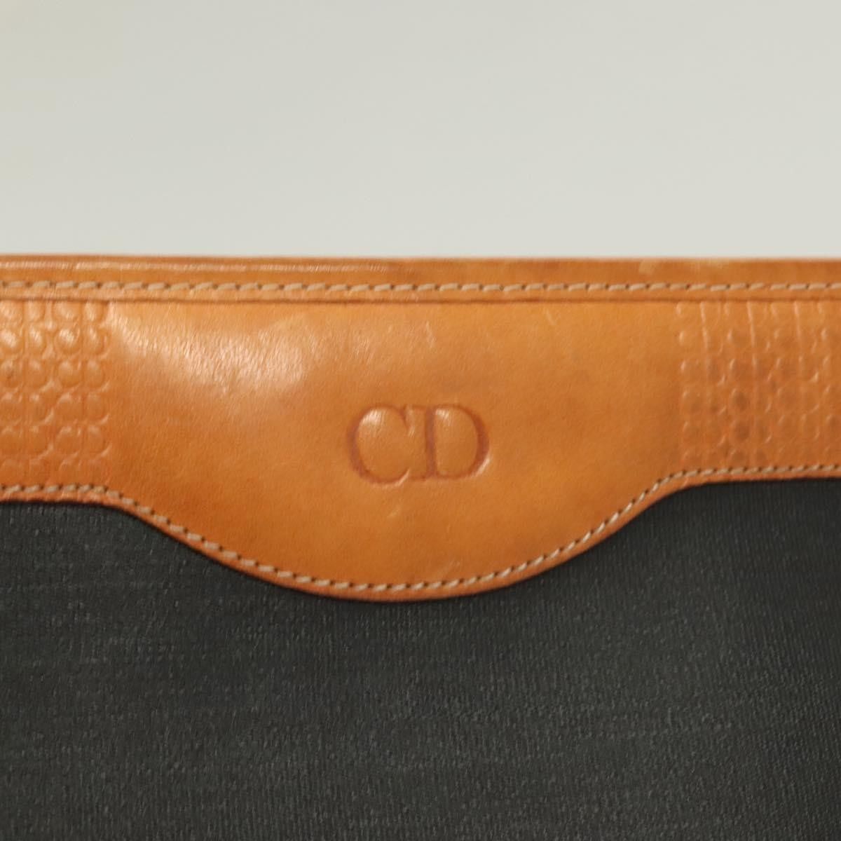 Dior Christian Dior Vintage Zip Pochette Canvas and leather Size ONE SIZE - 7 Thumbnail