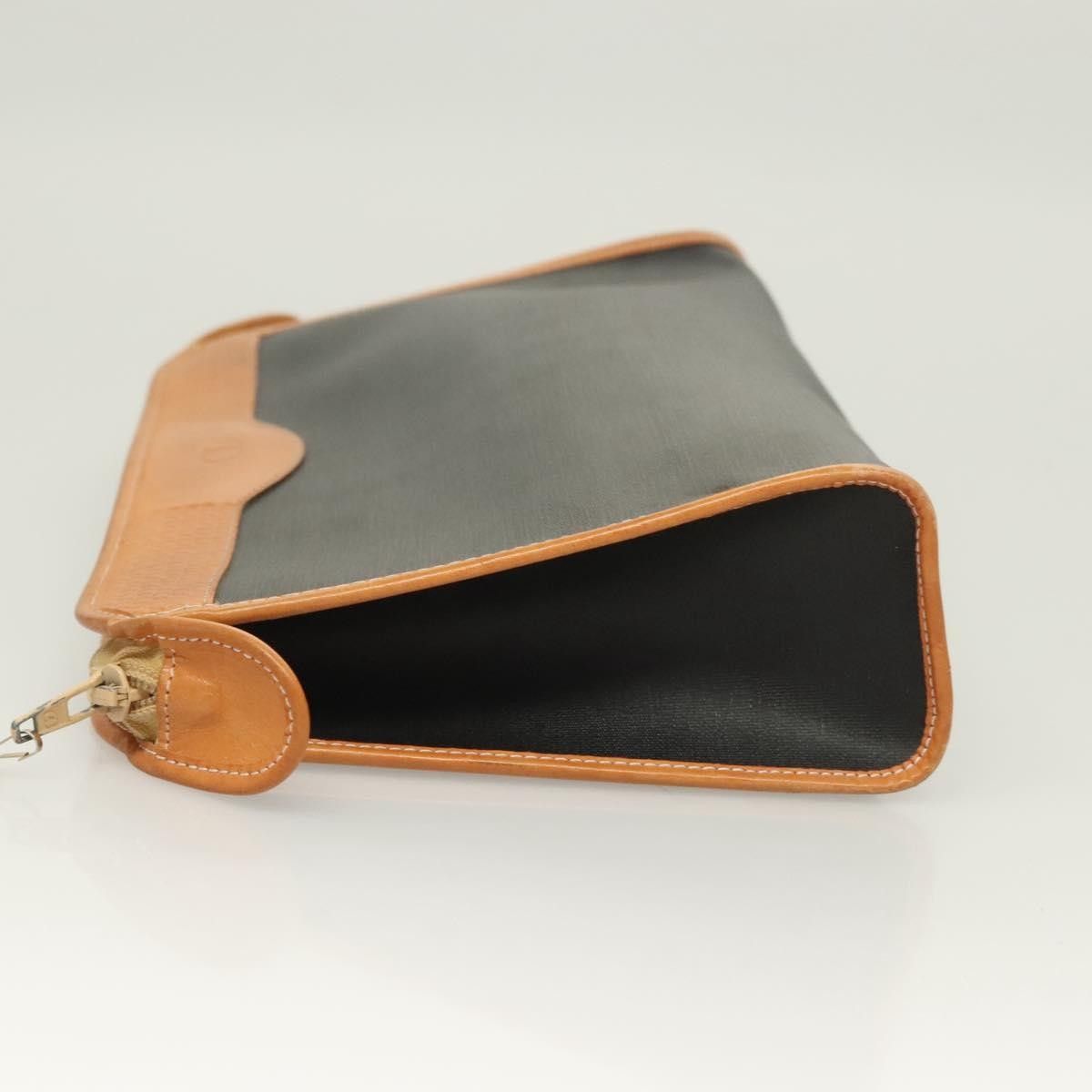 Dior Christian Dior Vintage Zip Pochette Canvas and leather Size ONE SIZE - 4 Thumbnail