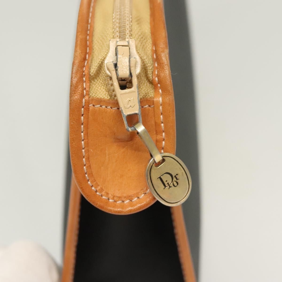 Dior Christian Dior Vintage Zip Pochette Canvas and leather Size ONE SIZE - 14 Thumbnail
