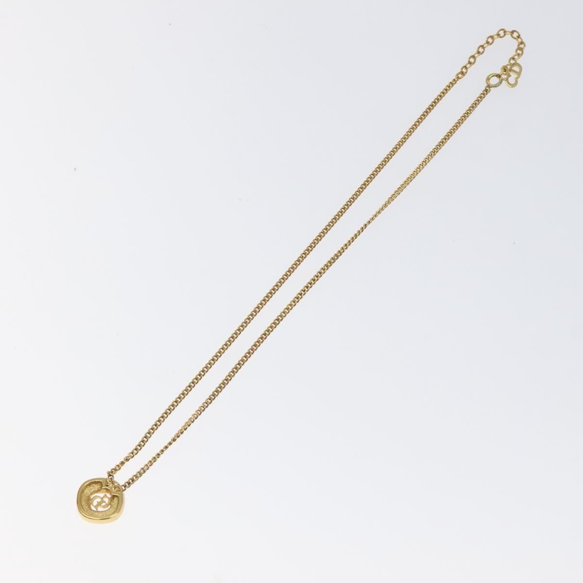 Dior Christian Dior CD Pendant Necklace Gold-plated Size ONE SIZE - 2 Thumbnail