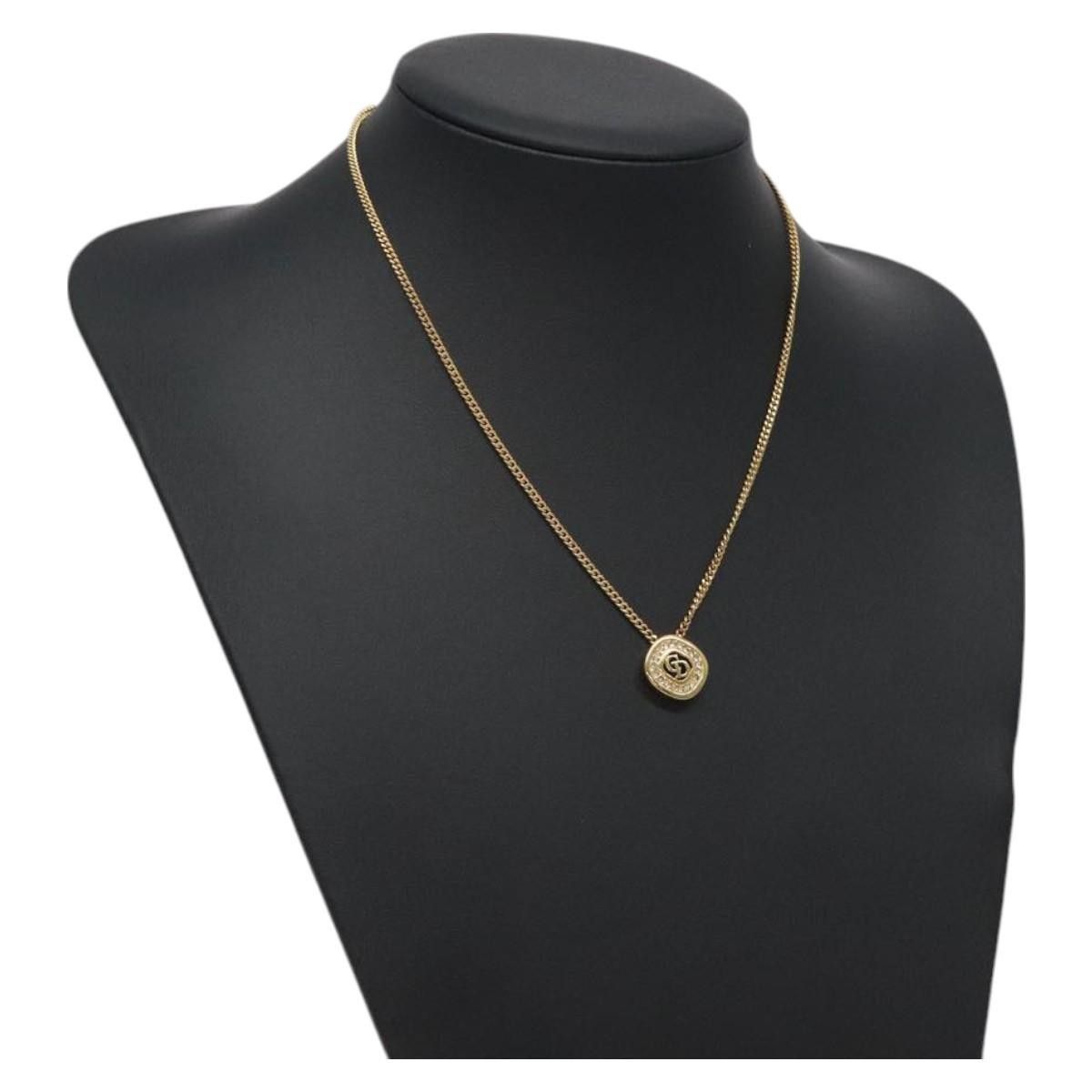 Dior Christian Dior CD Pendant Necklace Gold-plated Size ONE SIZE - 9 Thumbnail