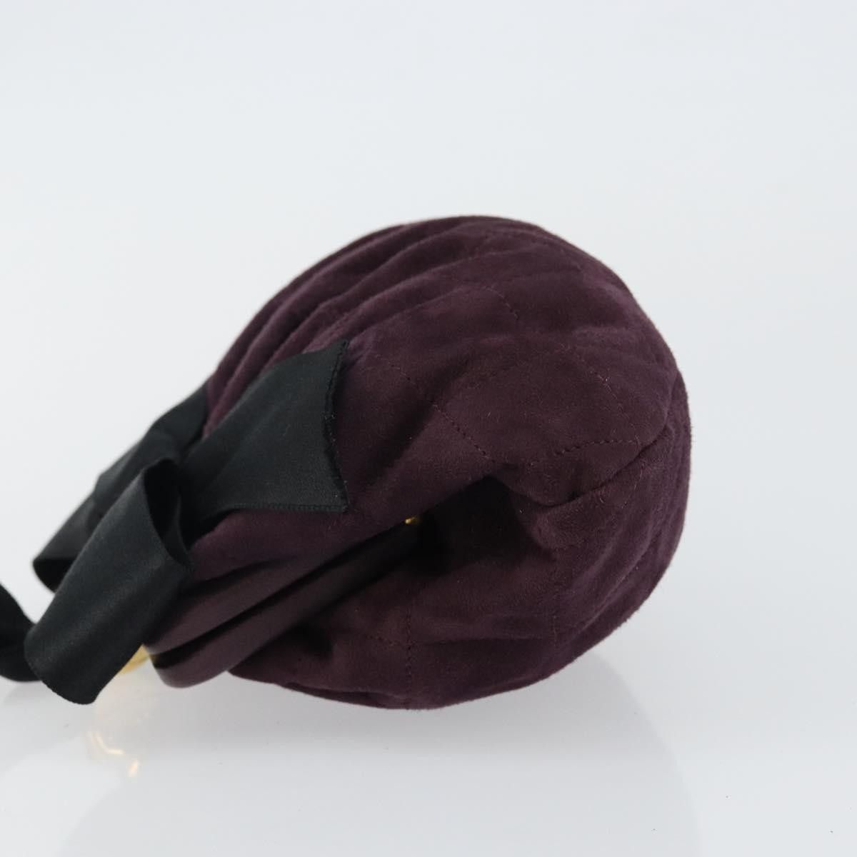 Chanel Chanel Bow cluth Suede Size ONE SIZE - 4 Thumbnail