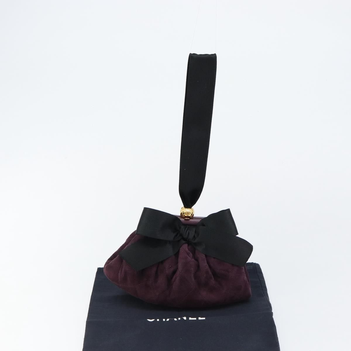 Chanel Chanel Bow cluth Suede Size ONE SIZE - 15 Thumbnail