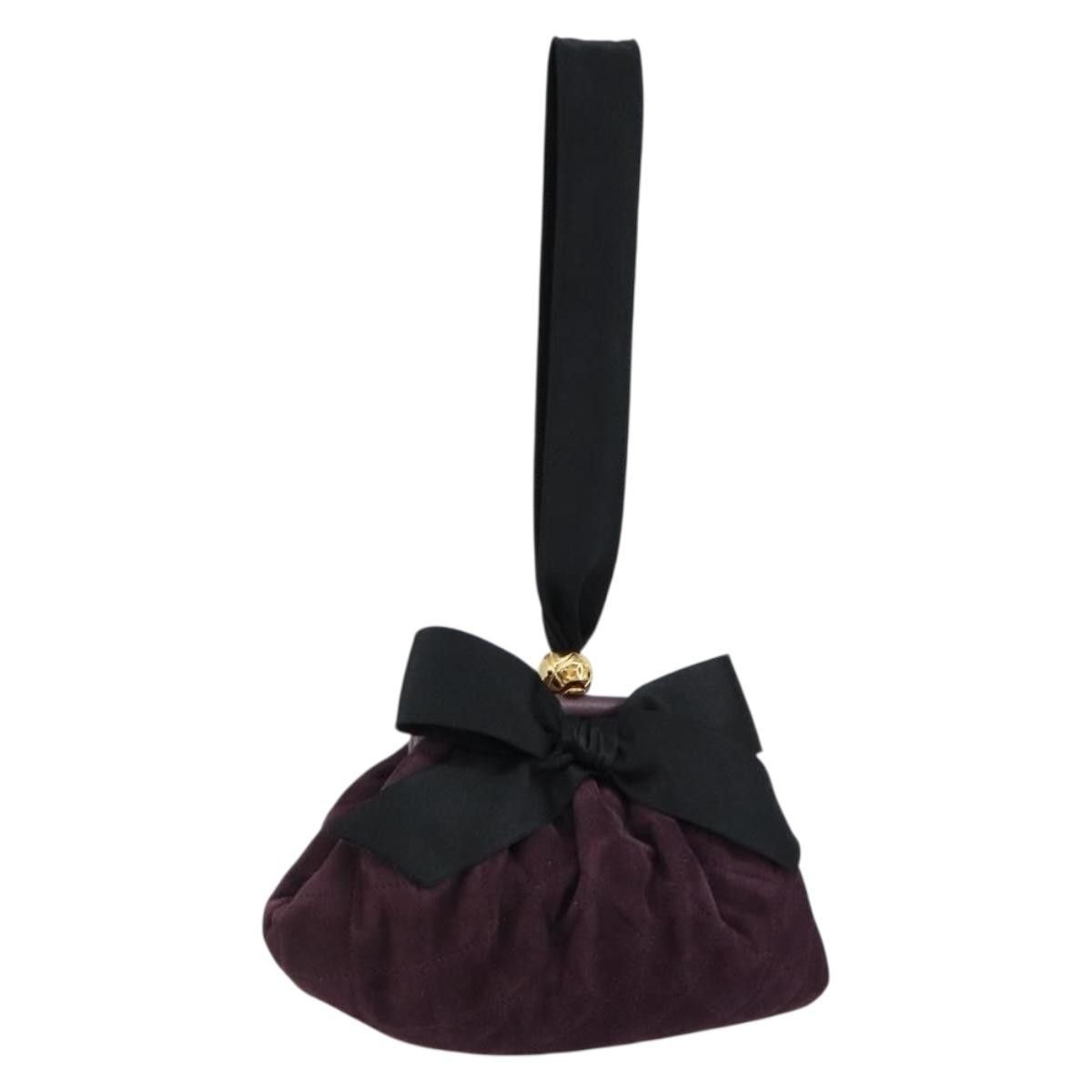 Chanel Chanel Bow cluth Suede Size ONE SIZE - 20 Thumbnail