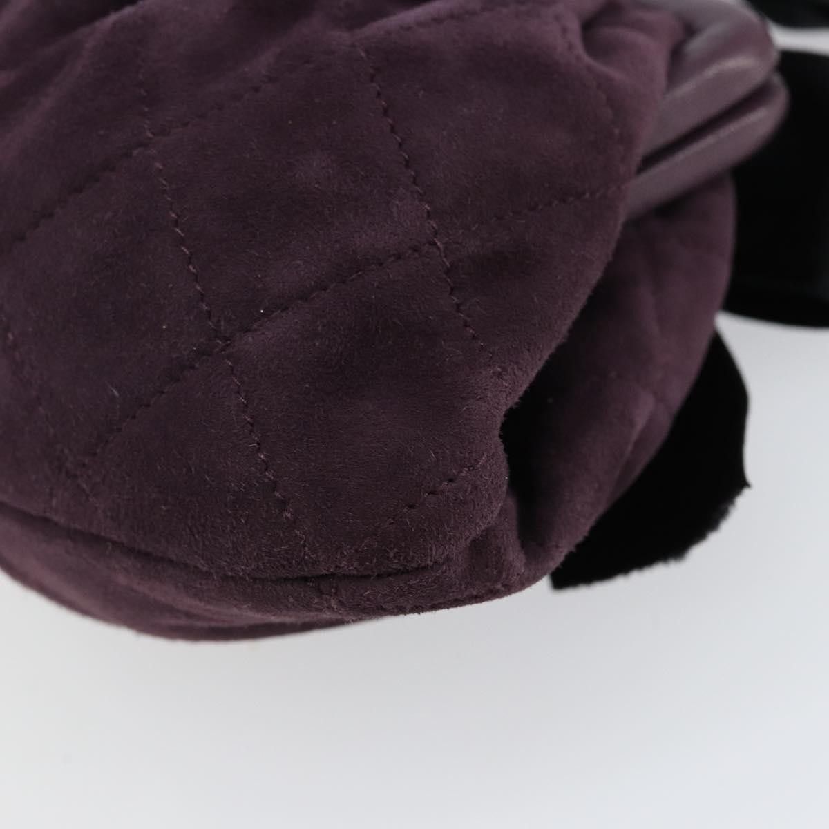 Chanel Chanel Bow cluth Suede Size ONE SIZE - 10 Thumbnail