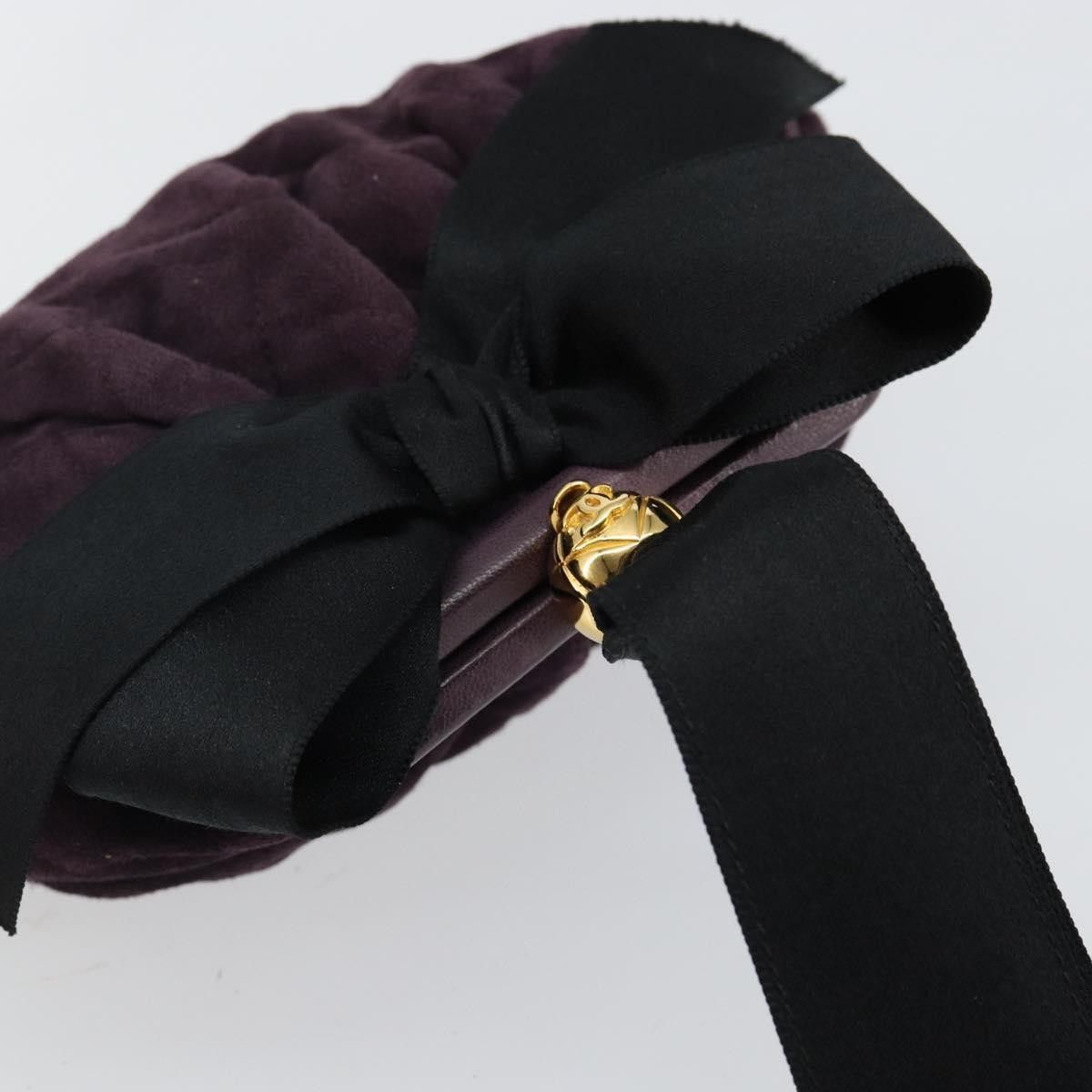 Chanel Chanel Bow cluth Suede Size ONE SIZE - 17 Thumbnail