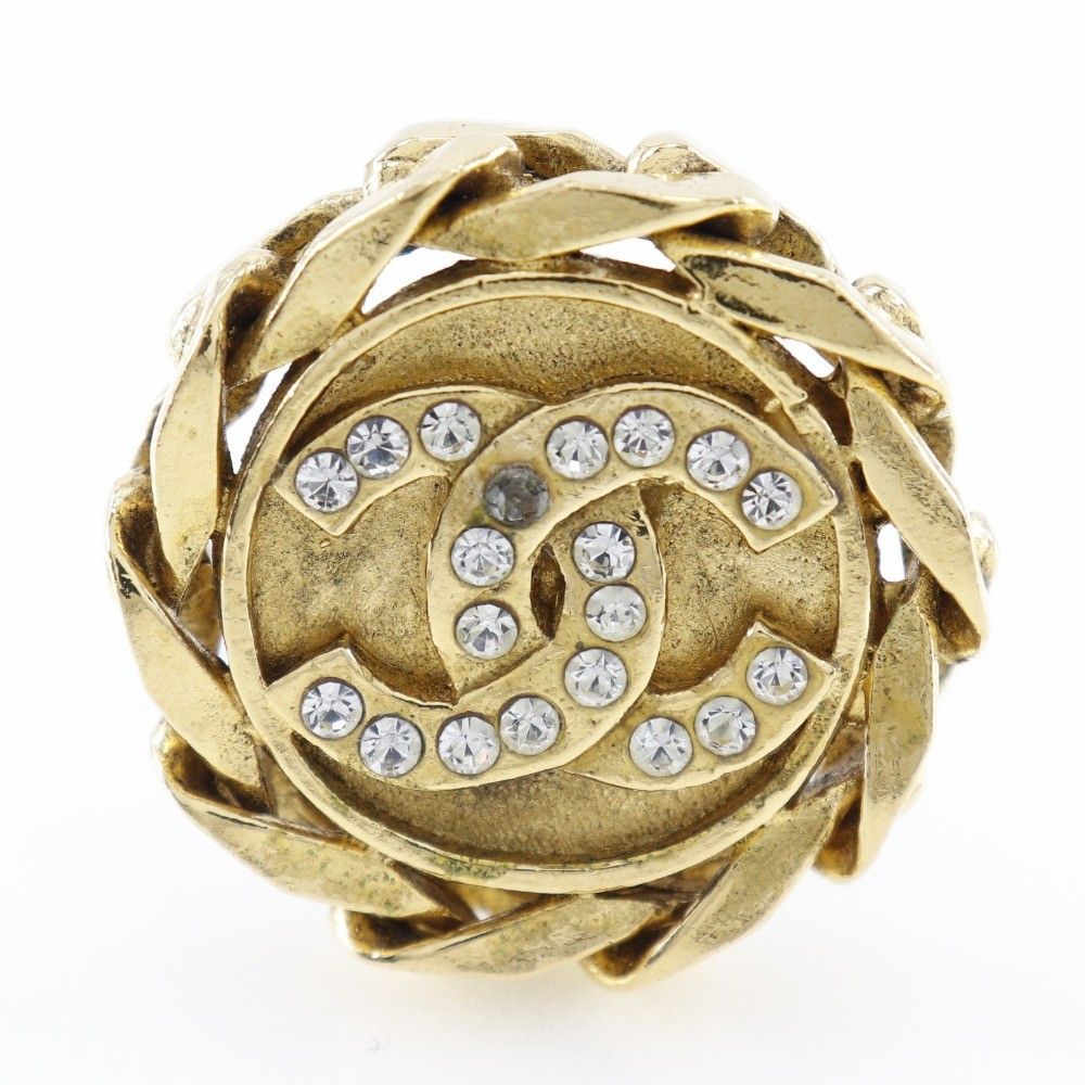 Chanel Chanel Vintage Round CC Clip-On Earring Metal Size ONE SIZE - 5 Thumbnail