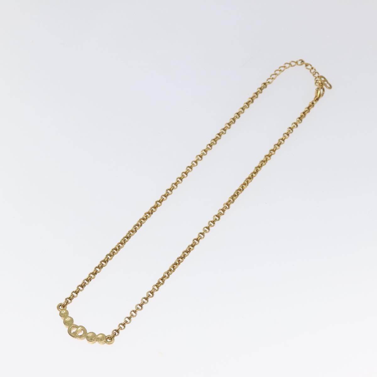 Dior Christian Dior CD Pendant Necklace Gold-plated Size ONE SIZE - 2 Thumbnail