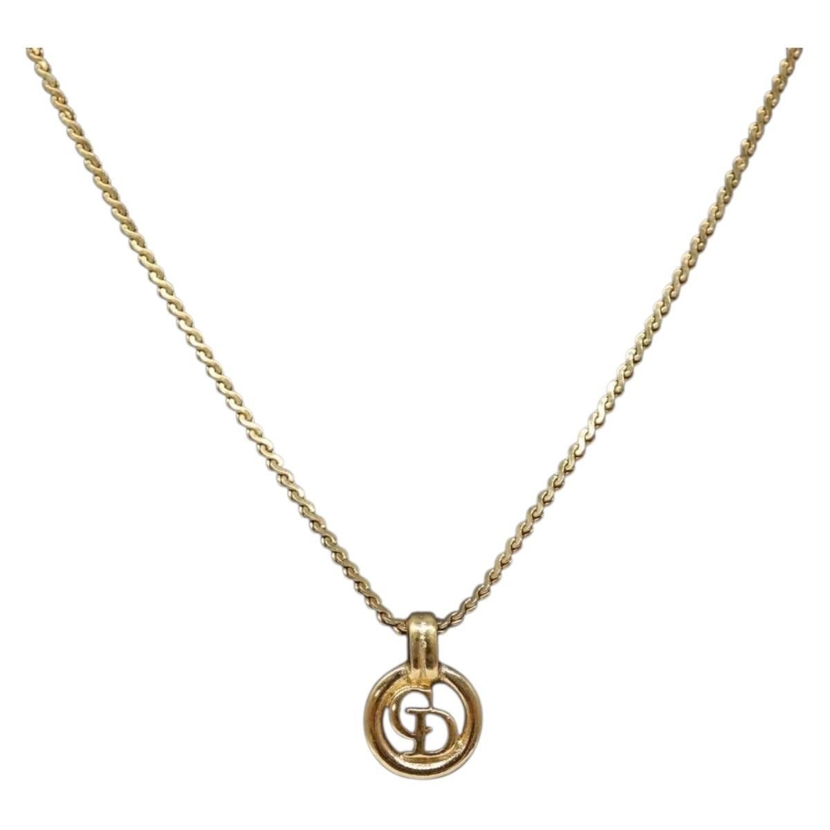 Dior Christian Dior CD Round Pendant Metal Size ONE SIZE - 4 Thumbnail
