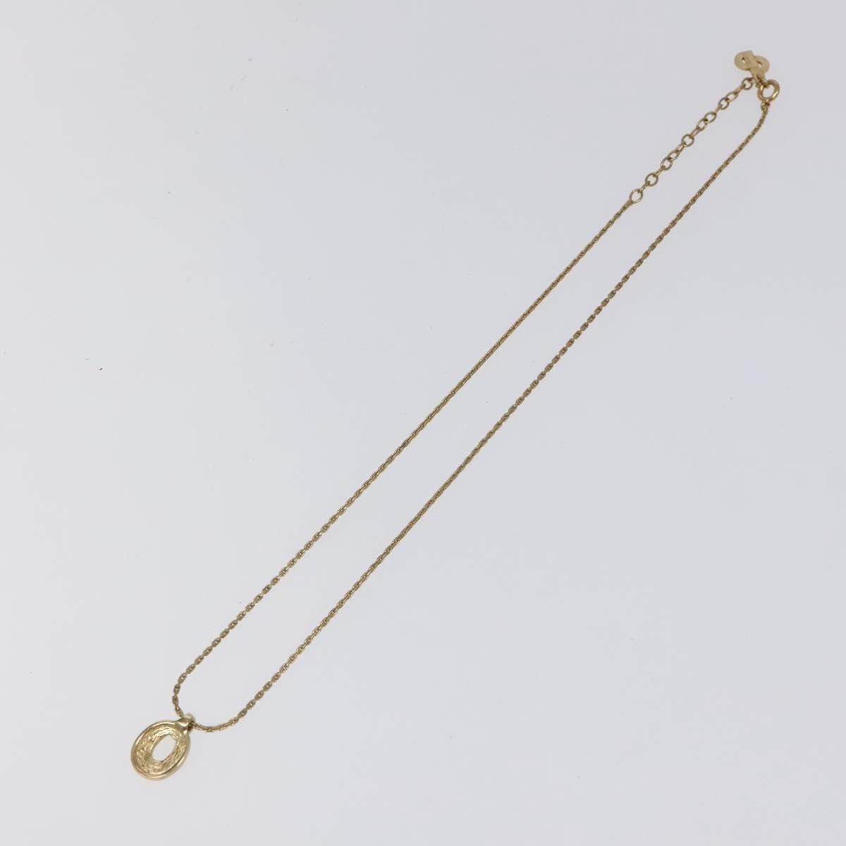 Dior Christian Dior CD Pendant Necklace Gold-plated Size ONE SIZE - 2 Thumbnail