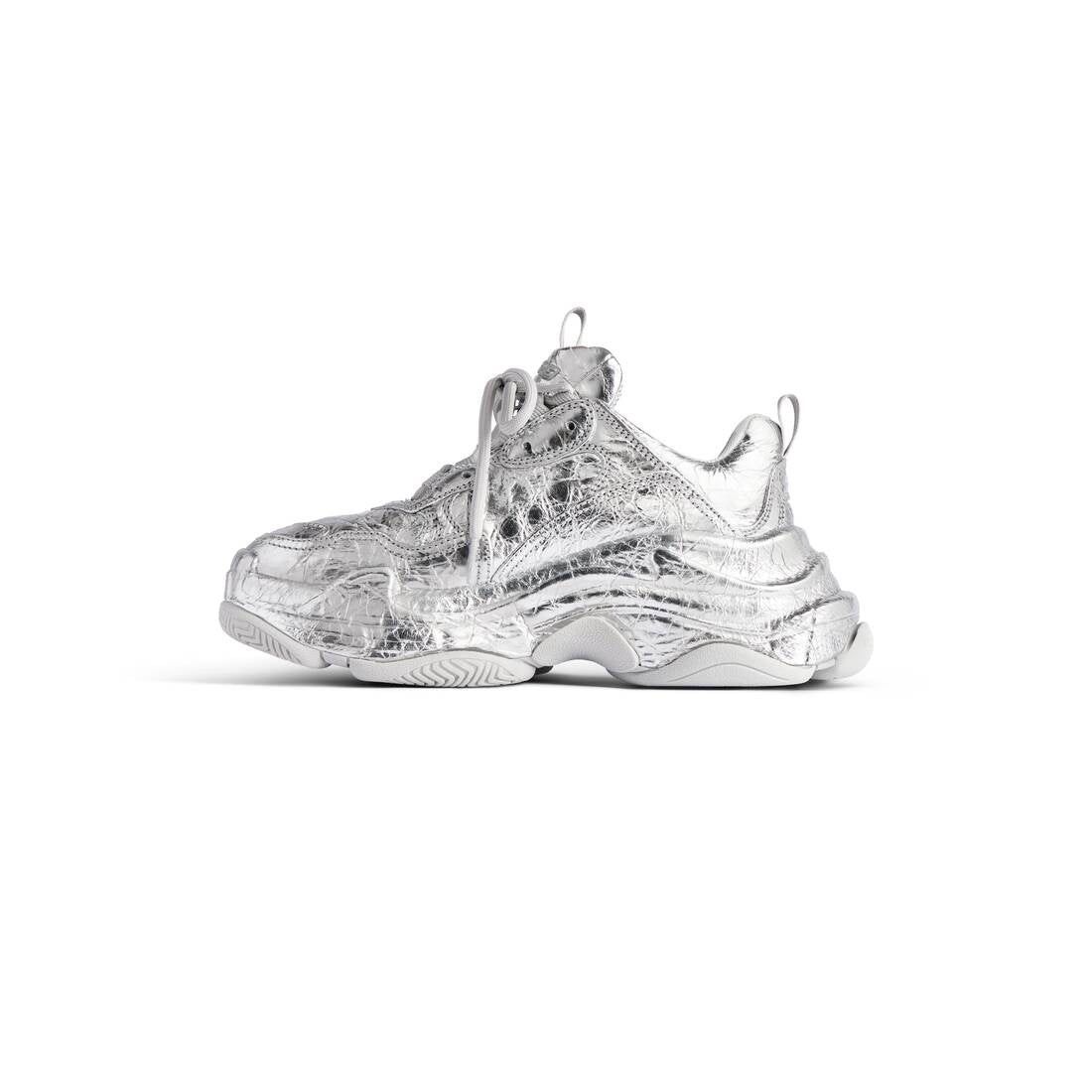 Balenciaga Balenciaga Triple S Metallic Sneakers SIZE 43 Size ONE SIZE - 3 Thumbnail